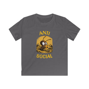 Camiseta antisocial para niños